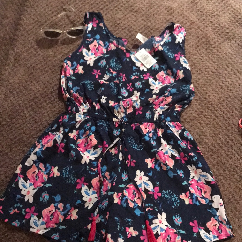Nwt Floral Romper